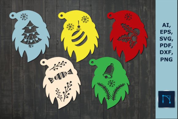 Download Laser Cut Christmas Gift Tag SVG Bundle - Gift Collection