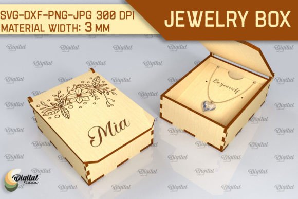 Download Jewelry Box SVG. Lasercut Small Gift Box - Gift Collection