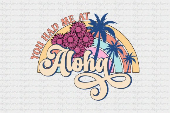 Download Retro Summer Aloha PNG Sublimation - Aloha png Collection
