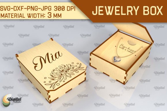 Download Jewelry Box SVG. Lasercut Small Gift Box - Gift Collection