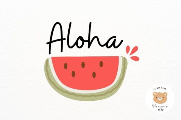 Download Aloha Png, Summer Watermelon Png - Aloha png Collection
