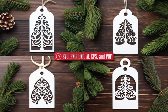 Download Cricut Christmas Gift Tag SVG Bundle - Gift Collection